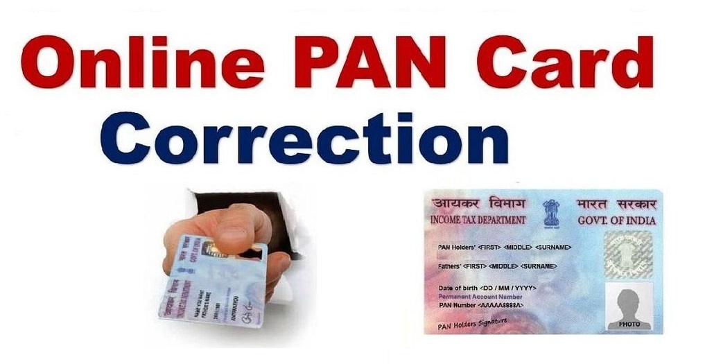 changes in PAN card, Address change Name change date of birth change in PAN